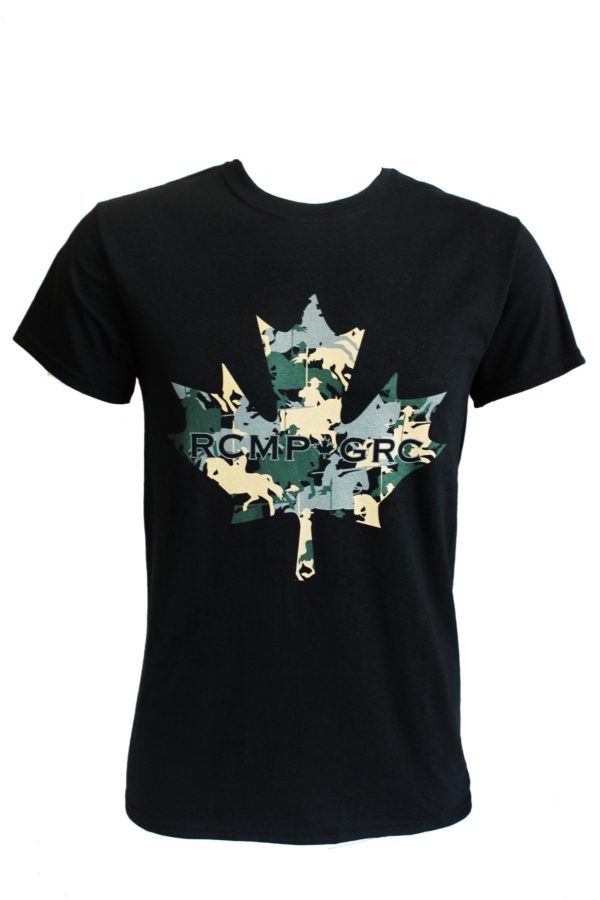 T-Shirt RCMP-GRC Maple Leaf & Rider / T-Shirt RCMP-GRC avec feuille d’érable et cavalier