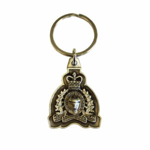 Keychain Pewter with RCMP Crest / Porte-clés en étain avec l’écusson de la GRC