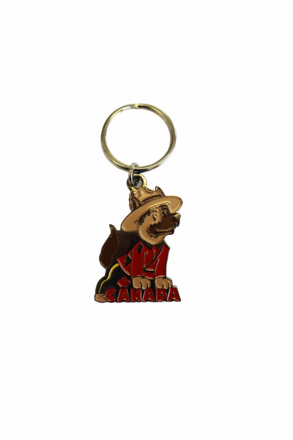 Keychain RCMP Dog / Porte-clés de la GRC avec chien