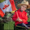Costume Youth Red Serge and Stetson  / Costume jeunesse de Serge rouge et chapeau