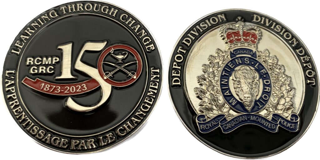 RCMP Heritage Centre Limited Edition 150 Depot Challenge Coin