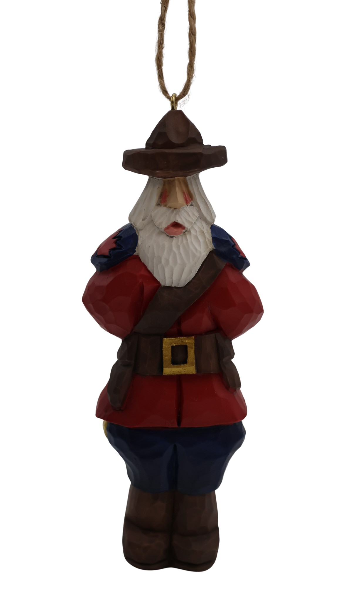 MOUNTIE SANTA ORNAMENT