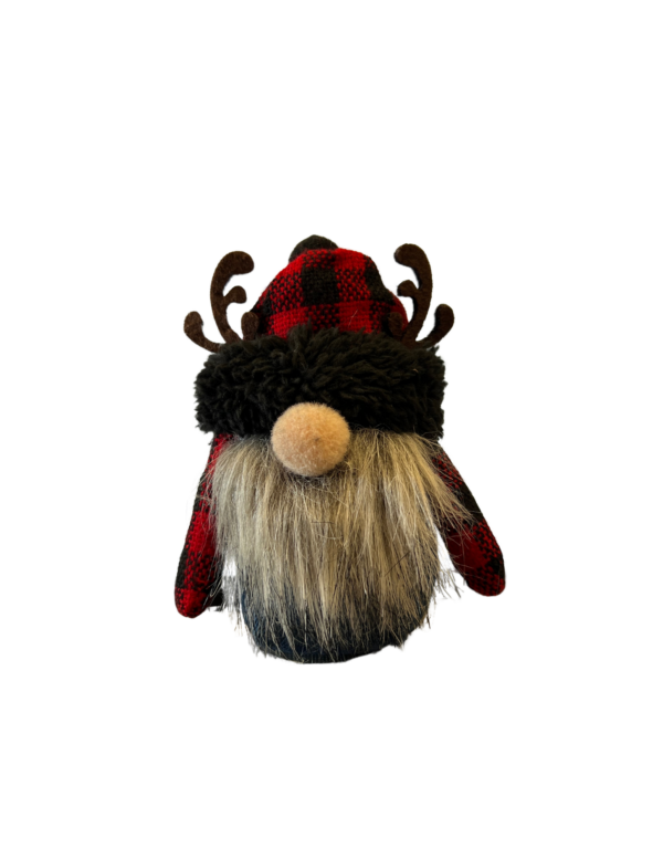 Gnome in Plaid Ornament