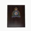 Plaque, Walnut RCMP