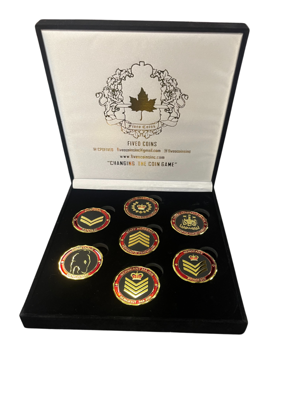 RCMP Rank Coin Set "Limited Stocks"  “Get yours before they’re gone!”