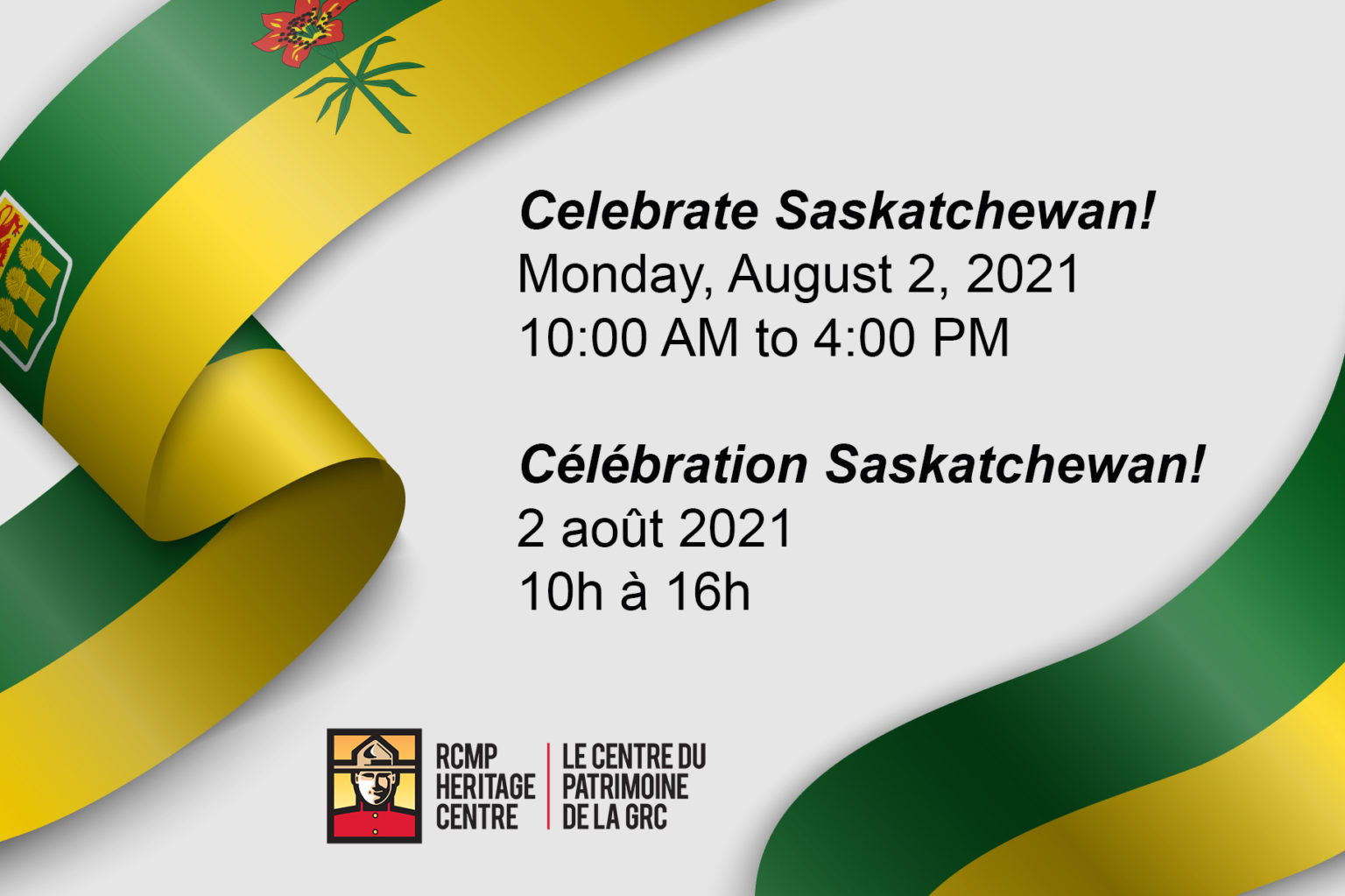 RCMP Heritage Centre Celebrate Saskatchewan