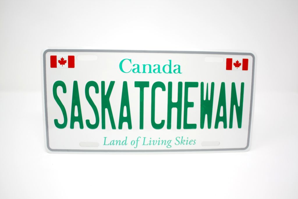 RCMP Heritage Centre License Plate Saskatchewan