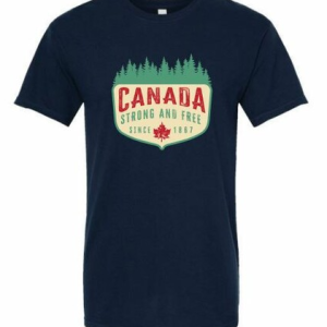 CANADA FOREST "STRONG AND FREE" T-SHIRT