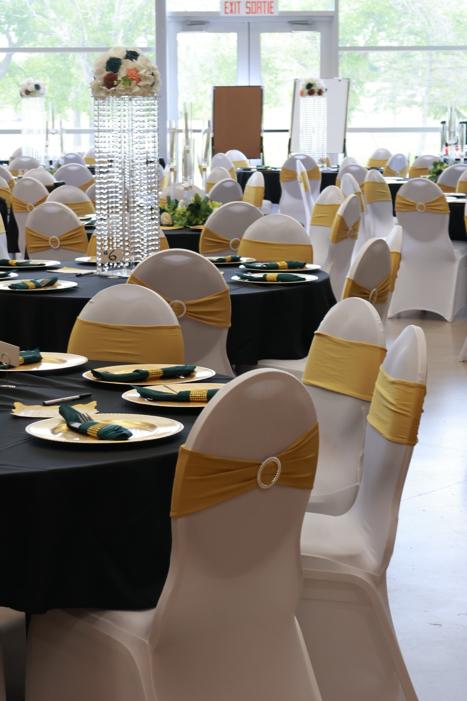 Example wedding setup